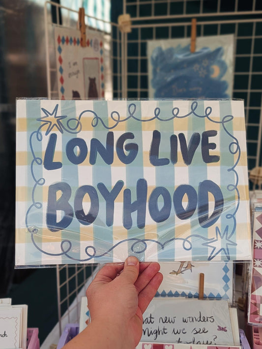 Long Live Boyhood art print