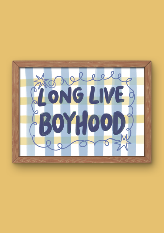 Long Live Boyhood art print